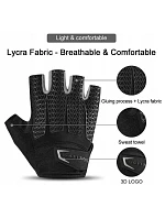 M cyklistické rukavice s  šedé model 22083467 - Rockbros