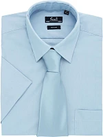 PR 202 Popelínová košile s krátkým rukávem model 22475780 light blue - Premier PR 202 Popelínová košile s krátkým rukávem model 22475780 light blue - Premier