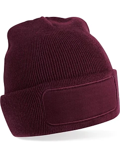 B 445 Čepice Patch model 22481888 burgundy - Beechfield