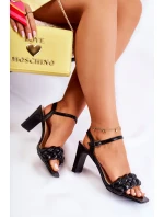 Sandály S Copánkem Černé Sofielle
