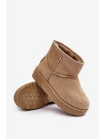 Dětské zimní boty s izolací Big Star model 21637255 Bežové - Big Star Shoes