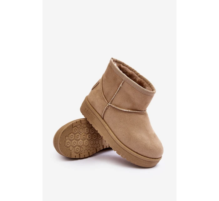 Dětské zimní boty s izolací Big Star model 21637255 Bežové - Big Star Shoes