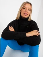 Dámský svetr LC SW model 17650160 černý - FPrice