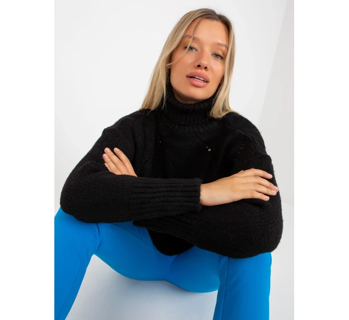 Dámský svetr LC SW model 17650160 černý - FPrice