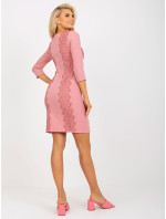 Dámské šaty LK SK model 17757673 tmavě růžová - FPrice