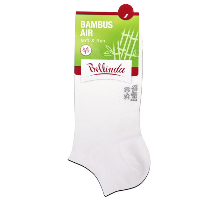 Krátké dámské bambusové ponožky BAMBUS AIR LADIES IN-SHOE SOCKS - BELLINDA - bílá