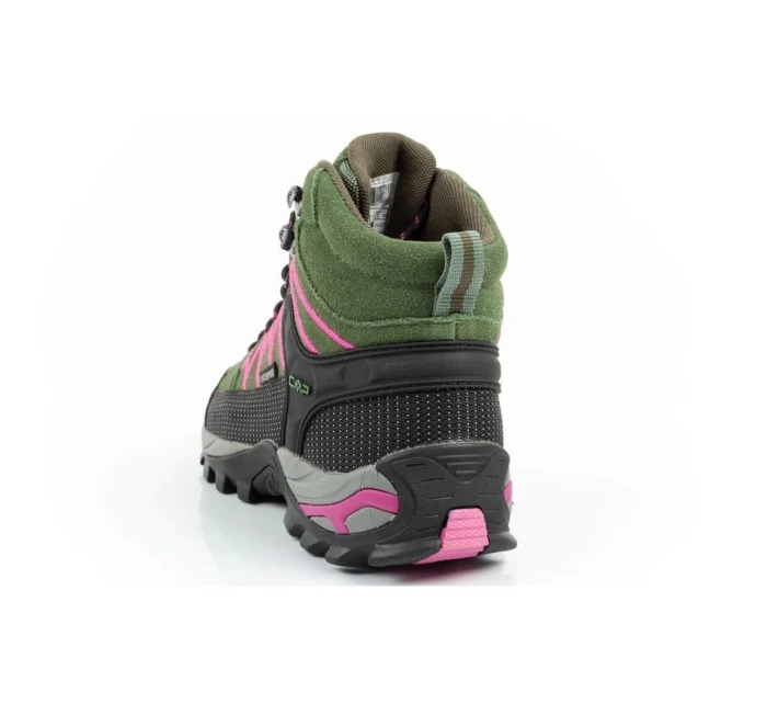 Rigel dámské trekové boty kožené model 21757138 nepromokavé kotníkové boty zelené dámské - CMP