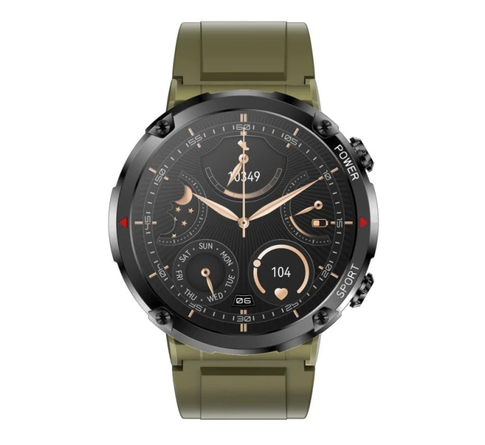 Chytré hodinky Gravity GT21-7 + černý silikonový řemínek Chytré hodinky Gravity GT21-7 + černý silikonový řemínek