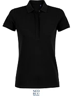 Women Dámské piqué polo deep black model 22500599 - NEOBLU Women Dámské piqué polo deep black model 22500599 - NEOBLU