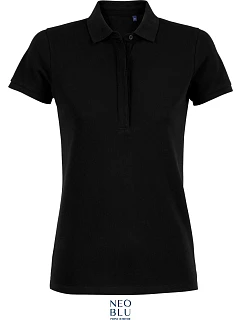 Women Dámské piqué polo deep black model 22500599 - NEOBLU