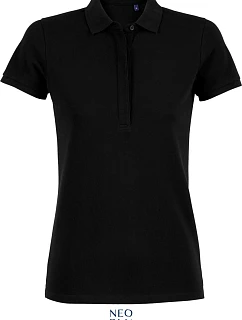 Women Dámské piqué polo deep black model 22500599 - NEOBLU