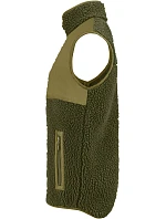 Fleece Vest Men Pánská fleecová vesta Sherpa "TwoTone" moss green model 22453581 - James Harvest Fleece Vest Men Pánská fleecová vesta Sherpa "TwoTone" moss green model 22453581 - James Harvest