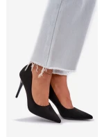 Klasické Lodičky Z Eko Semiše Černé model 21684487 - Boto