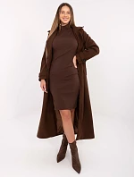 RV SK šaty A1048.83 tmavě hnědé