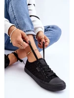 Klasické nízké tenisky Big Star LL274072 černé Klasické nízké tenisky Big Star LL274072 černé