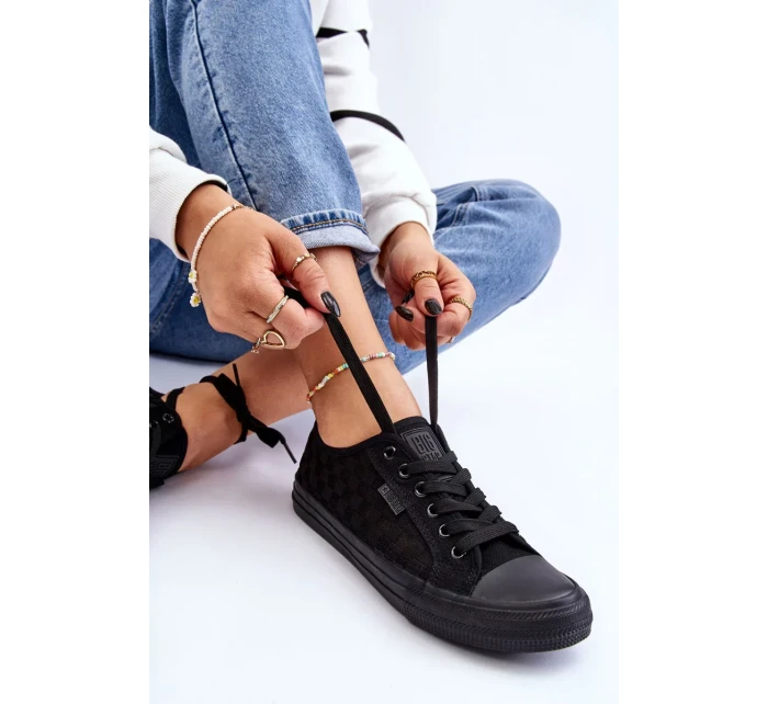 Klasické nízké tenisky Big Star LL274072 černé Klasické nízké tenisky Big Star LL274072 černé