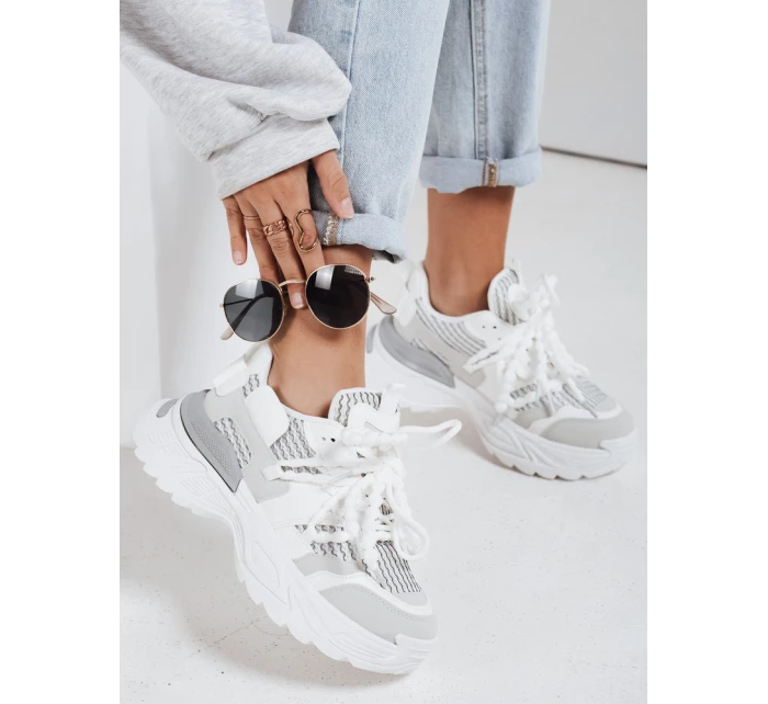Dámské tenisky na vysoké platformě BEASTAR white FashionStreet ZY0830
