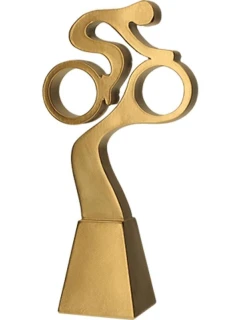 Odlitek postava - Gold Line Cycling