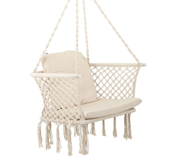 Závěsné křeslo Čapí hnízdo 78x64CM ECRU
