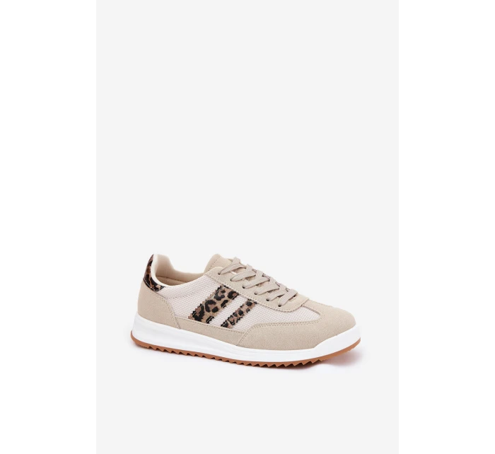 Dámské Tenisky Z Eko Semiše Leopardí Béžové Marinils Dámské Tenisky Z Eko Semiše Leopardí Béžové Marinils
