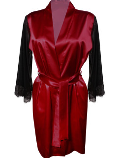 Housecoat model 18227242 Crimson - DKaren