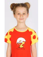 Dětská noční košile s krátkým rukávem Malé model 15847273 - Vienetta Kids Dětská noční košile s krátkým rukávem Malé model 15847273 - Vienetta Kids