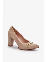 Lodičky na sloupku model 194667 Step in style