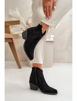 Boty na podpatku model 199416 Step in style Boty na podpatku model 199416 Step in style