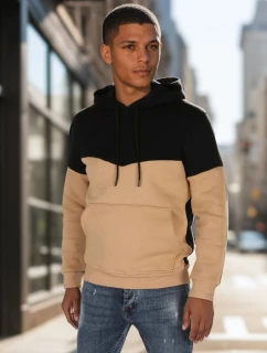 Pánská základní mikina s kapucí černá Dstreet model 21985911 - FashionStreet