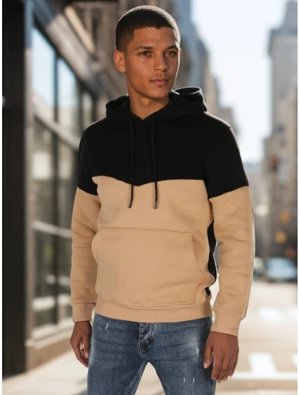 Pánská základní mikina s kapucí černá Dstreet model 21985911 - FashionStreet