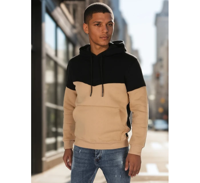 Pánská základní mikina s kapucí černá Dstreet model 21985911 - FashionStreet