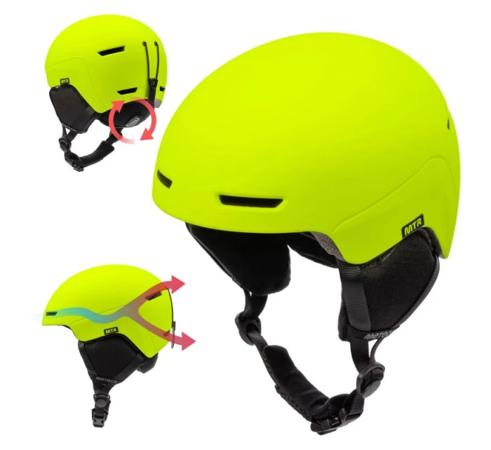 Lyžařská helma  S cm neonově žlutá model 21342236 - Meteor