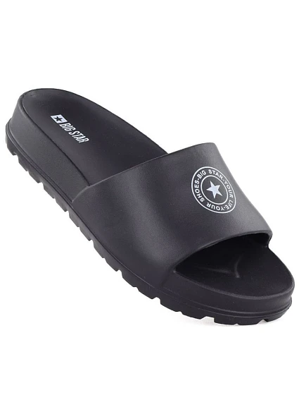 Dámské žabky na platformě k bazénu černé Big Star TT274A043 Dámské žabky na platformě k bazénu černé Big Star TT274A043