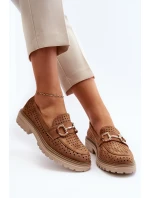 Dámské lodičky s výšivkou Camel model 21649856 - Boto