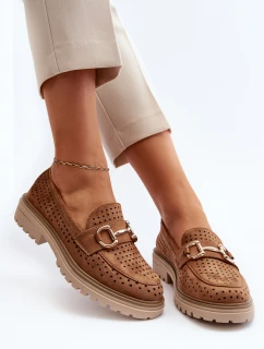 Dámské lodičky s výšivkou Camel model 21649856 - Boto