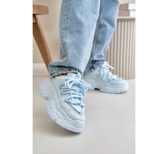 Dámské tenisky na masivní podrážce modré Nevela Dámské tenisky na masivní podrážce modré Nevela