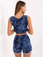 Šortky AT SN model 17513436 tmavě modrá - FPrice Šortky AT SN model 17513436 tmavě modrá - FPrice