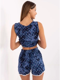 Šortky AT SN model 17513436 tmavě modrá - FPrice
