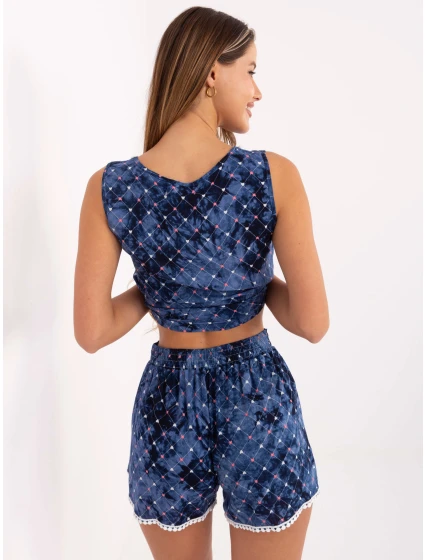 Šortky AT SN model 17513436 tmavě modrá - FPrice