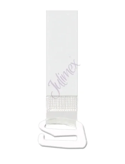 Silikonová ramínka, kov - 18 mm