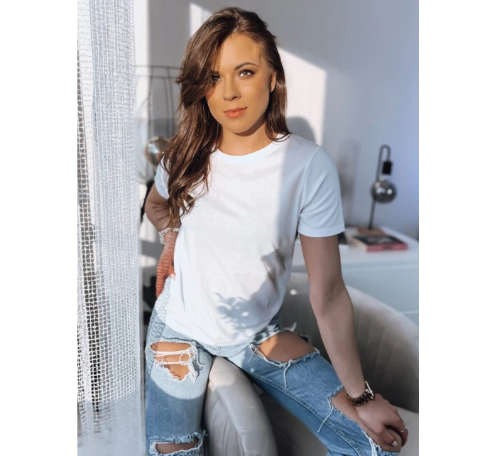 MAYLA dámské tričko bílé FashionStreet RY2120