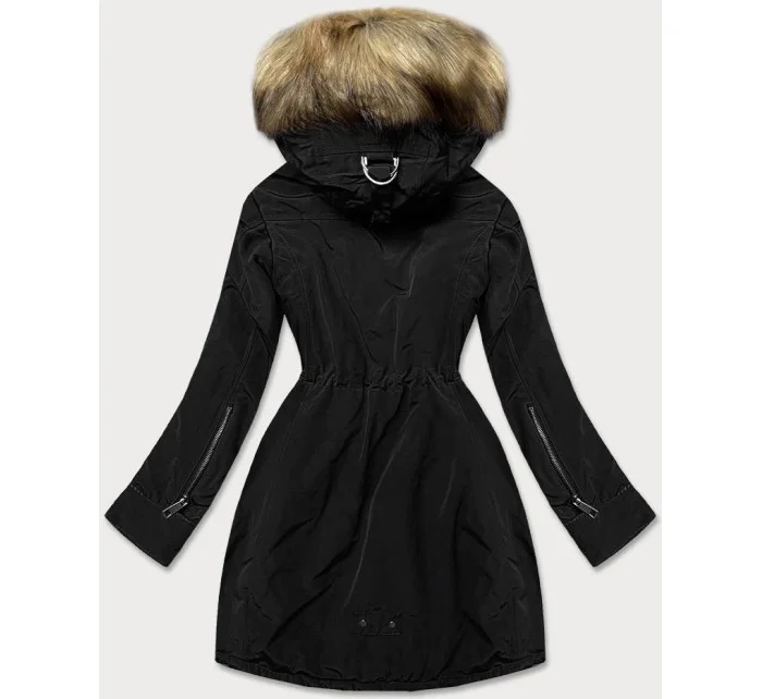 DAMSKA PARKA Z  CZARNA model 21243181 - LHD