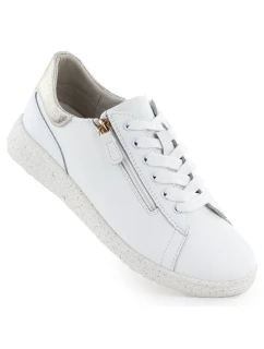 Dámské kožené polobotky bílé eVento 138