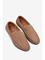 Pánské mokasíny z přírodního semiše Big Star Béžové