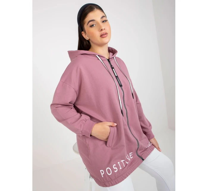 Mikina RV BL 8302.78 tmavě růžová