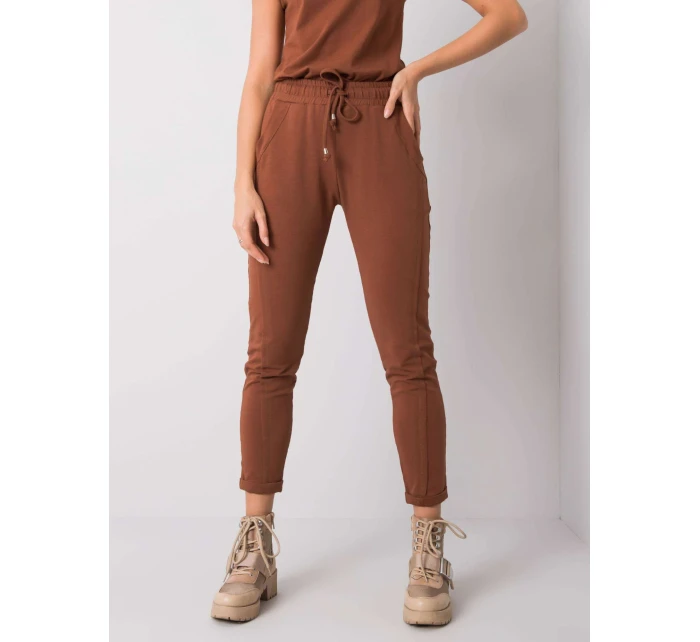 Tepláky RV DR 3589.07X tmavě hnědá