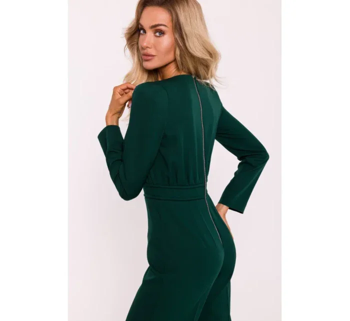 Kombinéza s rameny lahvově zelená model 20514963 - Moe Kombinéza s rameny lahvově zelená model 20514963 - Moe