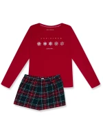 Dámské pyžamo Červená model 20468954 - HENDERSON LADIES Dámské pyžamo Červená model 20468954 - HENDERSON LADIES