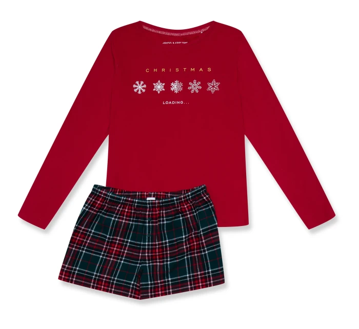 Dámské pyžamo Červená model 20468954 - HENDERSON LADIES Dámské pyžamo Červená model 20468954 - HENDERSON LADIES