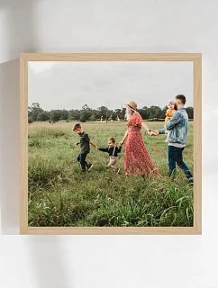 Personalizovaný magický fotoobraz v rámu - čtverec 20x20 - fotografie